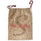 Exquisite Chintz Santa Sack - Front (Personalized)