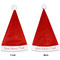 Exquisite Chintz Santa Hats - Front and Back (Double Sided Print) APPROVAL