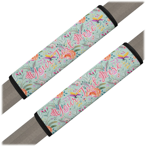 Custom Exquisite Chintz Seat Belt Covers (Set of 2) (Personalized)