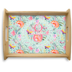 Exquisite Chintz Natural Wooden Tray - Large (Personalized)