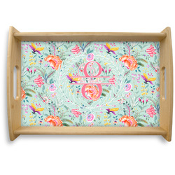 Exquisite Chintz Natural Wooden Tray - Small (Personalized)