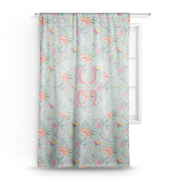 Custom Exquisite Chintz Sheer Curtain - 50"x84" (Personalized)