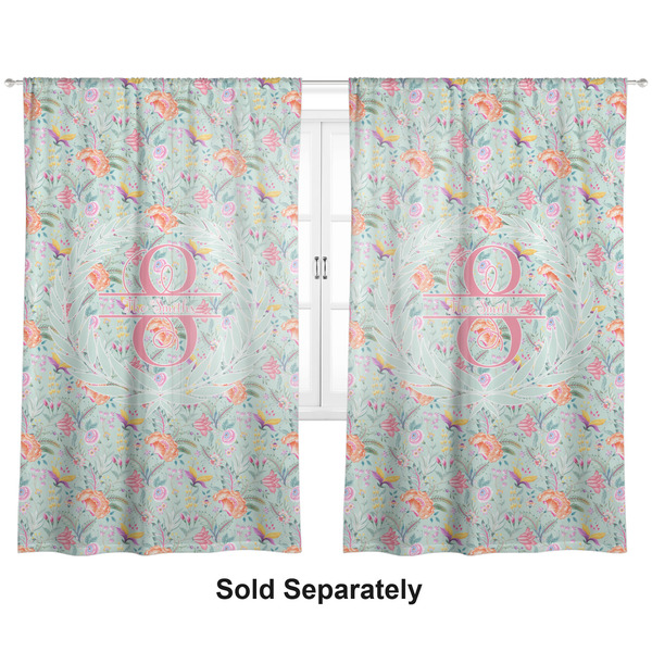 Exquisite Chintz Sheer Curtains Double