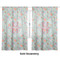 Exquisite Chintz Sheer Curtains Double