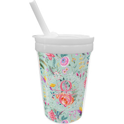 Exquisite Chintz Sippy Cup with Straw (Personalized)