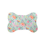 Exquisite Chintz Bone Shaped Dog Food Mat (Small) (Personalized)