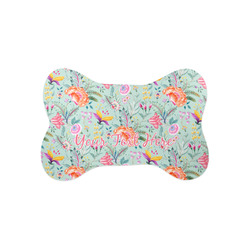 Exquisite Chintz Bone Shaped Dog Food Mat (Small) (Personalized)