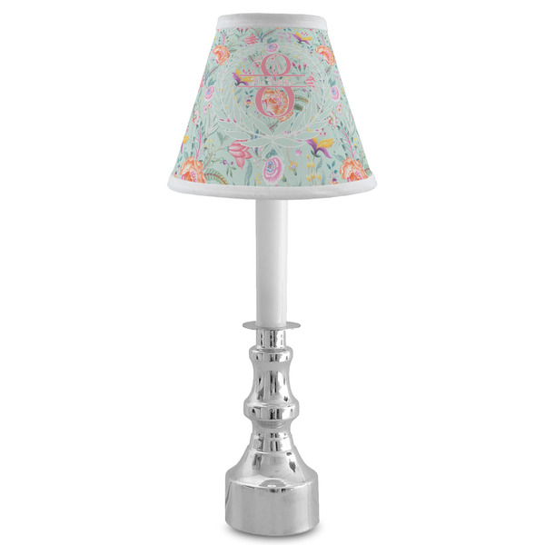 Exquisite Chintz Small Chandelier Lamp - LIFESTYLE (on candle stick)