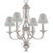 Exquisite Chintz Small Chandelier Shade - LIFESTYLE (on chandelier)