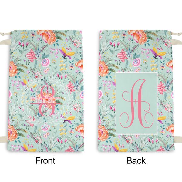 Exquisite Chintz Small Laundry Bag - Front & Back View