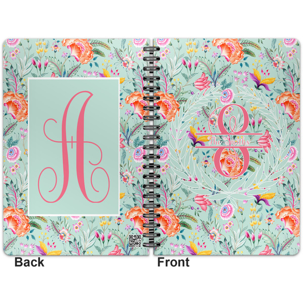 Exquisite Chintz Spiral Journal 7 x 10 - Apvl