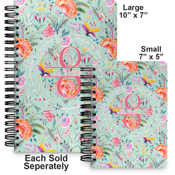 Exquisite Chintz Spiral Journal - Comparison