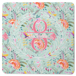 Exquisite Chintz Square Rubber Backed Coaster (Personalized)