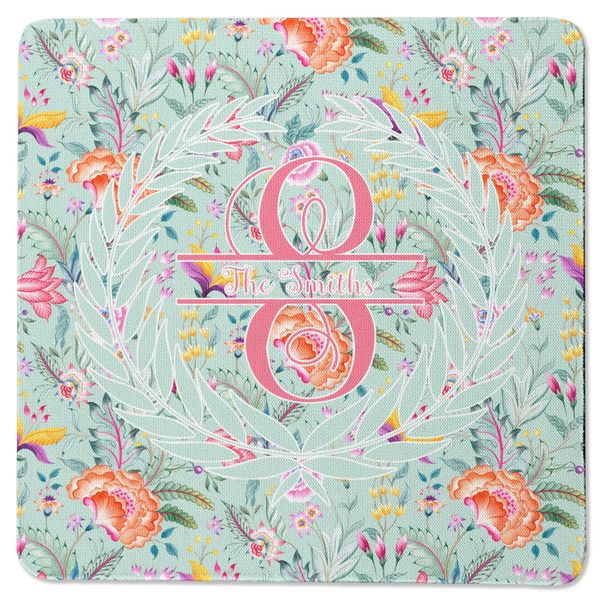 Exquisite Chintz Square Coaster Rubber Back - Single