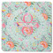 Exquisite Chintz Square Rubber Backed Coaster (Personalized)