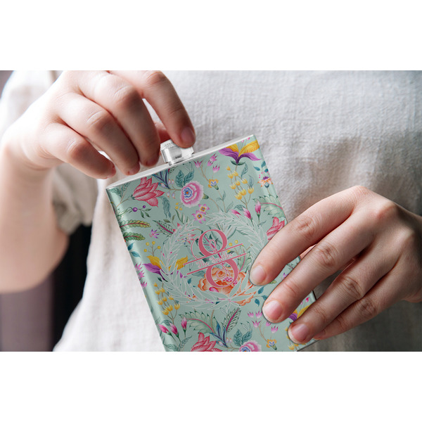 Exquisite Chintz Stainless Steel Flask - LIFESTYLE 1