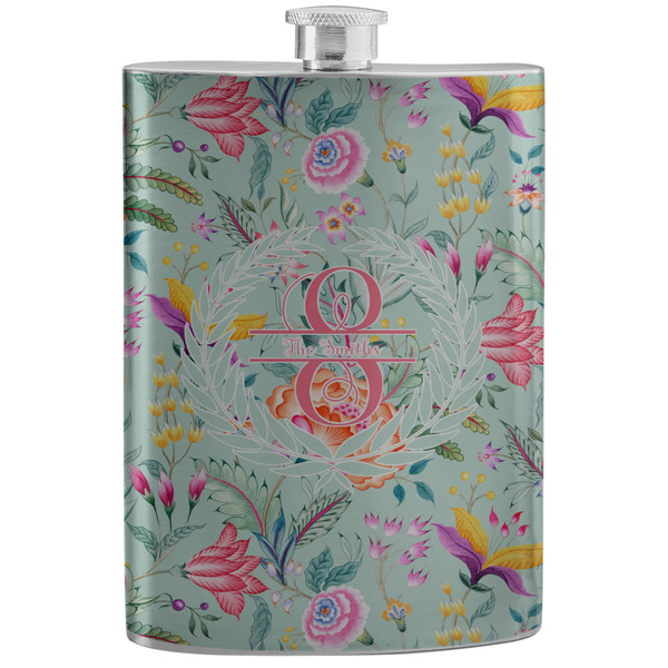 Custom Exquisite Chintz Stainless Steel Flask (Personalized)