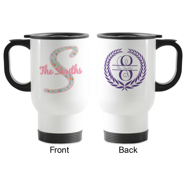 Exquisite Chintz Stainless Steel Travel Mug with Handle - Apvl