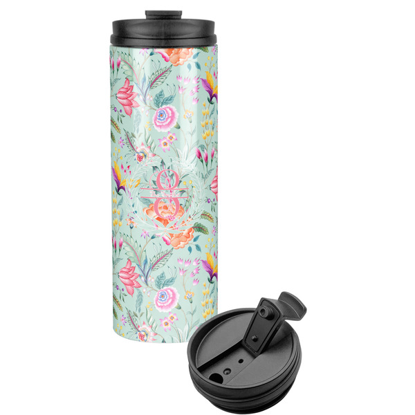 Custom Exquisite Chintz Stainless Steel Skinny Tumbler (Personalized)