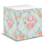 Exquisite Chintz Sticky Note Cube (Personalized)
