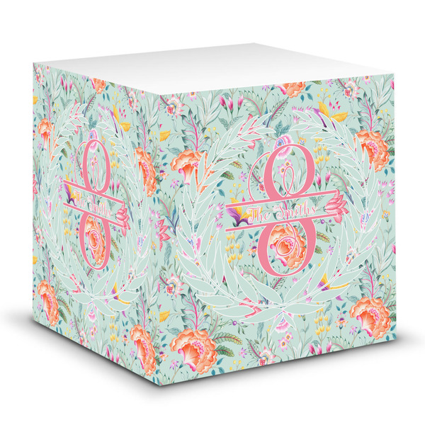 Custom Exquisite Chintz Sticky Note Cube (Personalized)
