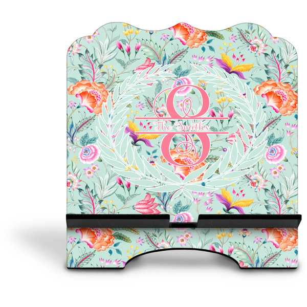 Exquisite Chintz Stylized Tablet Stand - Front without iPad