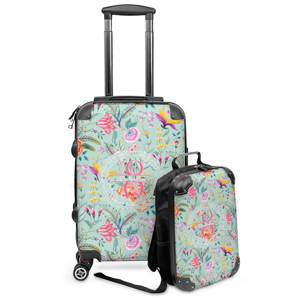 Custom Exquisite Chintz Kids 2-Piece Luggage Set - Suitcase & Backpack (Personalized)