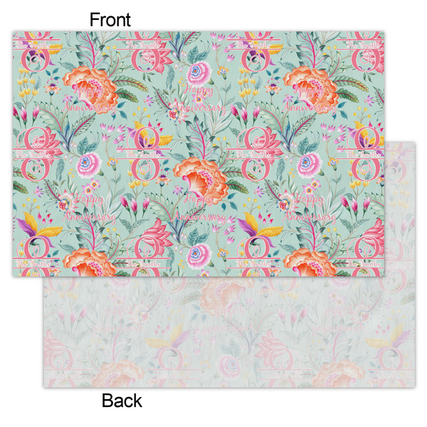Exquisite Chintz Tissue Paper - Lightweight - Small - Front & Back