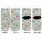 Exquisite Chintz Toddler Ankle Socks - Double Pair - Front and Back - Apvl