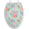 Exquisite Chintz Toilet Seat Decal Elongated