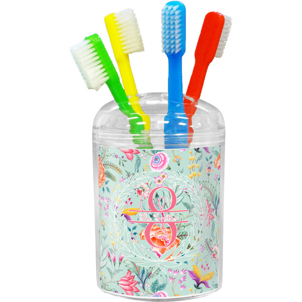 Custom Exquisite Chintz Toothbrush Holder (Personalized)