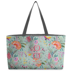 Exquisite Chintz Beach Totes Bag - w/ Black Handles (Personalized)