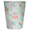Exquisite Chintz Trash Can White