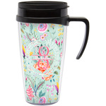 Exquisite Chintz Acrylic Travel Mug with Handle (Personalized)