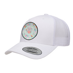 Exquisite Chintz Trucker Hat - White (Personalized)