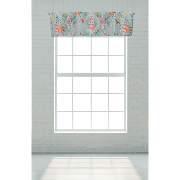Exquisite Chintz Valance - On window