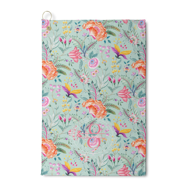 Custom Exquisite Chintz Waffle Weave Golf Towel (Personalized)