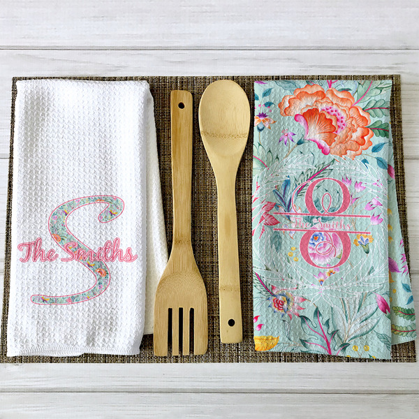 Exquisite Chintz Waffle Weave Towels - 2 Print Styles