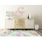 Exquisite Chintz Wall Graphic Decal Wooden Desk