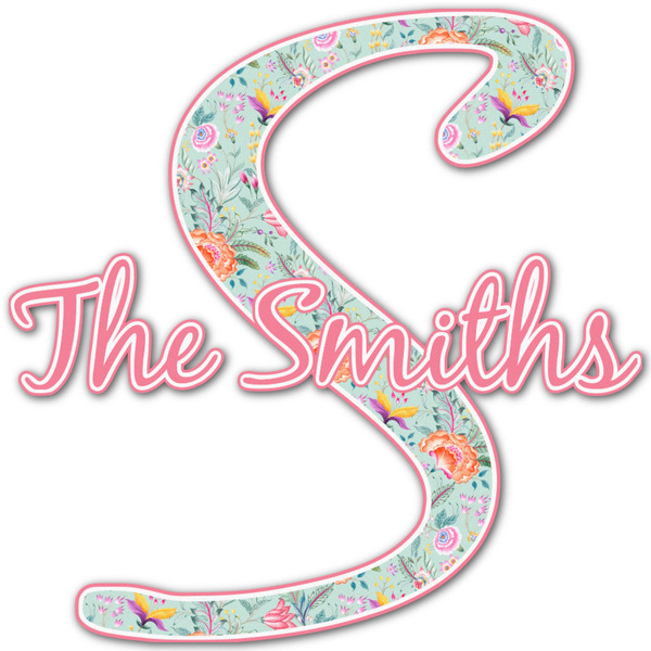 Custom Exquisite Chintz Graphic Decal - Small (Personalized)