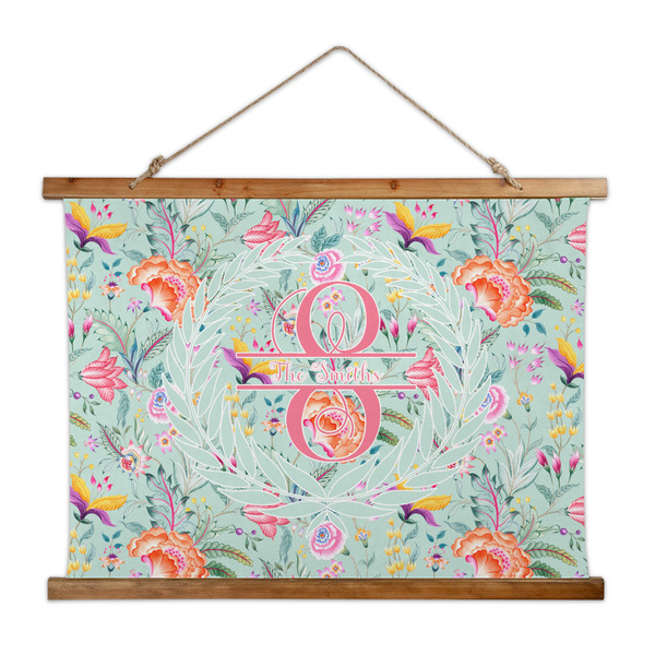 Custom Exquisite Chintz Wall Hanging Tapestry - Wide (Personalized)