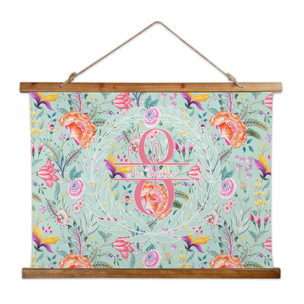 Custom Exquisite Chintz Wall Hanging Tapestry - Wide (Personalized)