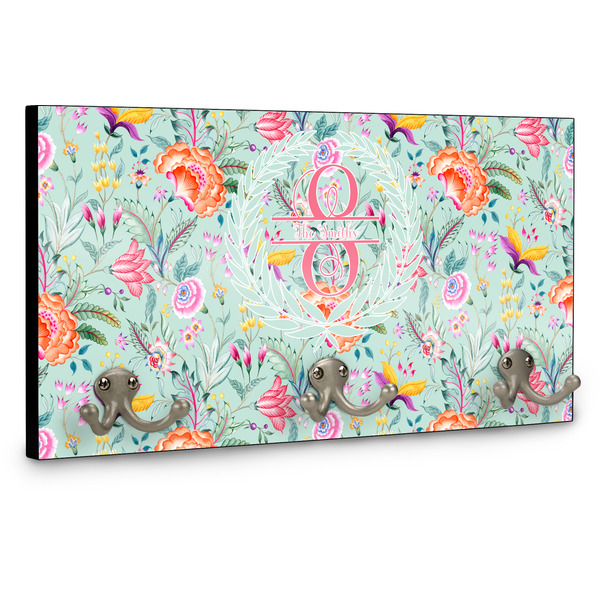 Exquisite Chintz Wall Mounted Coat Hanger - Side View