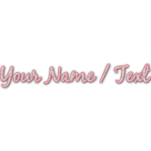 Custom Exquisite Chintz Name/Text Decal - Custom Sizes (Personalized)