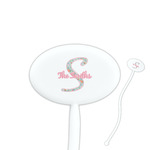 Exquisite Chintz Oval Plastic Stir Sticks (Personalized)