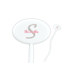 Exquisite Chintz Oval Plastic Stir Sticks (Personalized)