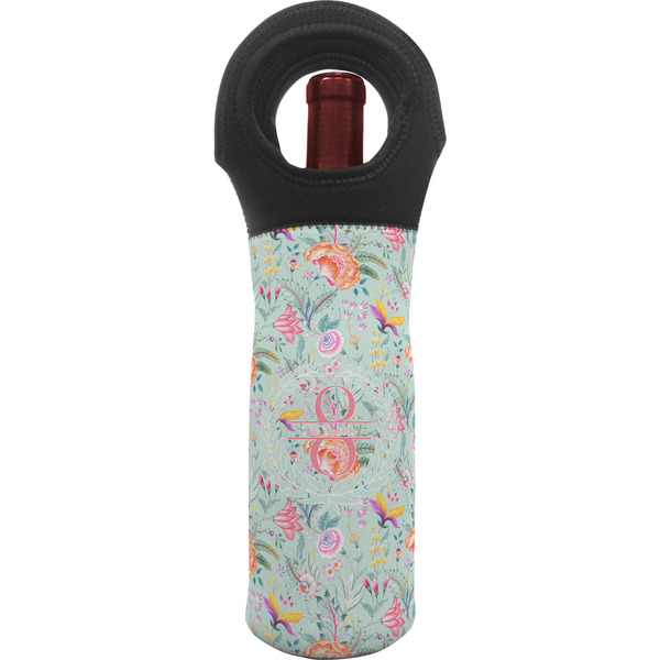 Custom Exquisite Chintz Wine Tote Bag (Personalized)