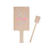 Exquisite Chintz 6.25" Rectangle Wooden Stir Sticks - Single Sided (Personalized)