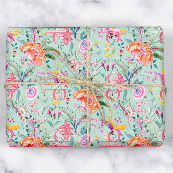 Custom Exquisite Chintz Wrapping Paper (Personalized)