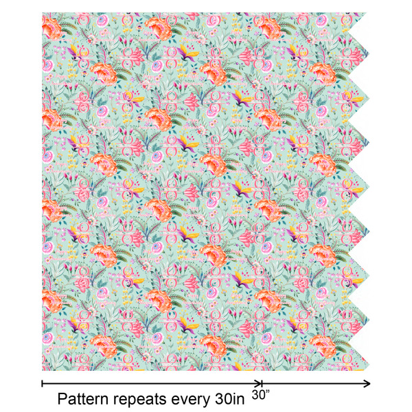 Exquisite Chintz Wrapping Paper Roll - Satin - Partial Roll